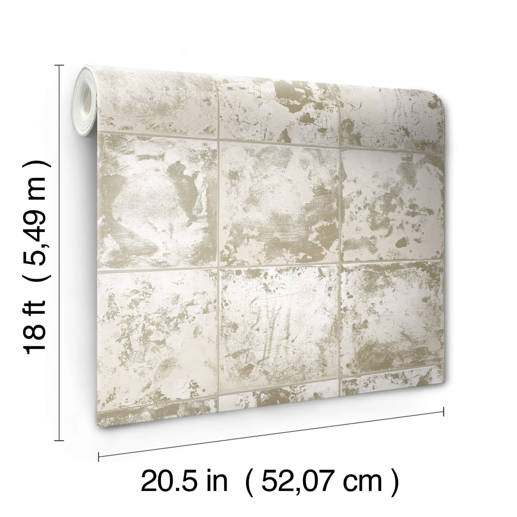 Silver Metal Sheet Peel and Stick Wallpaper - York Wallcoverings - NUS4906 - York Wallcoverings Wallpaper