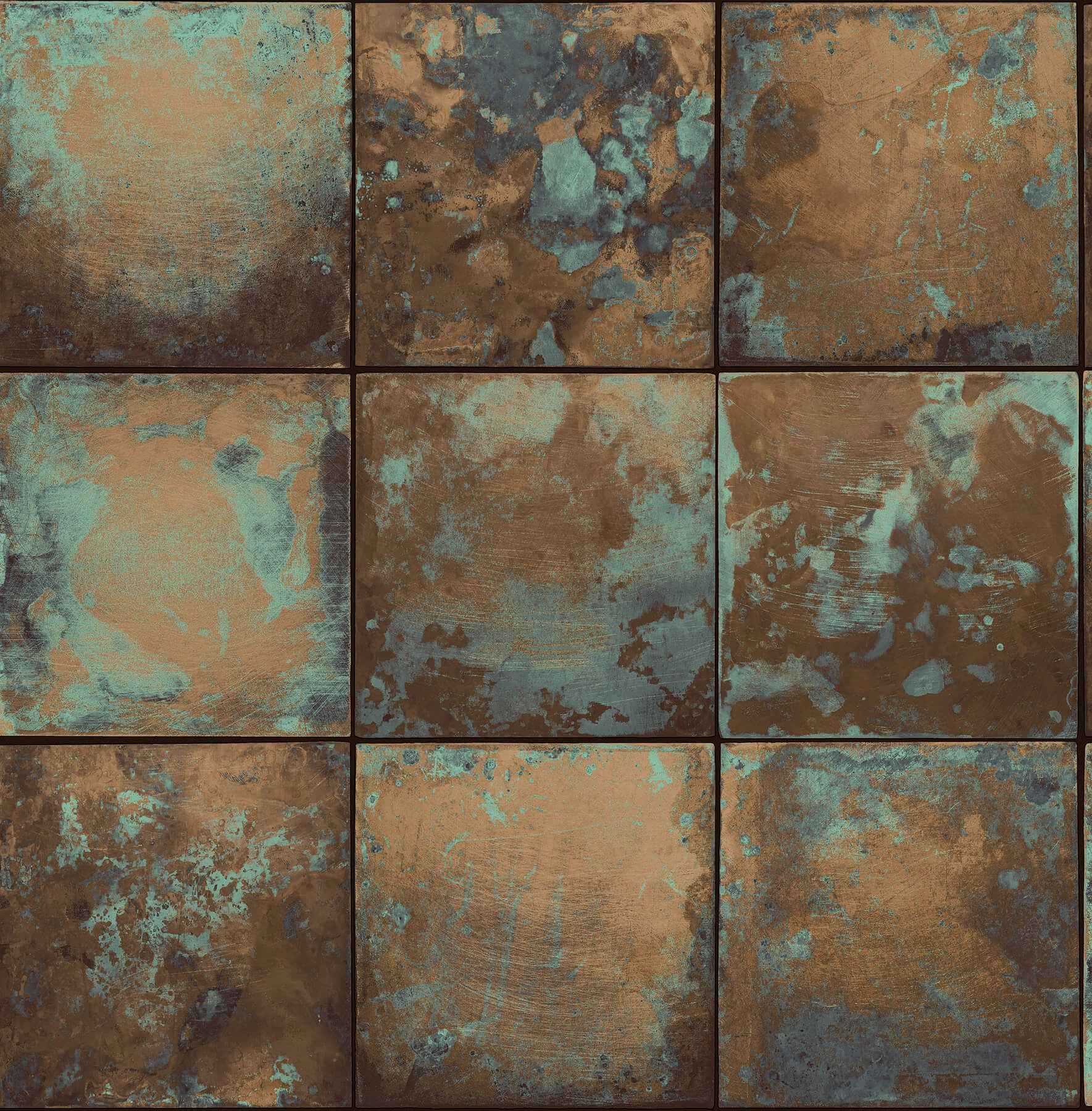 Copper Metal Sheet Peel and Stick Wallpaper - York Wallcoverings - NUS4907 - York Wallcoverings Wallpaper