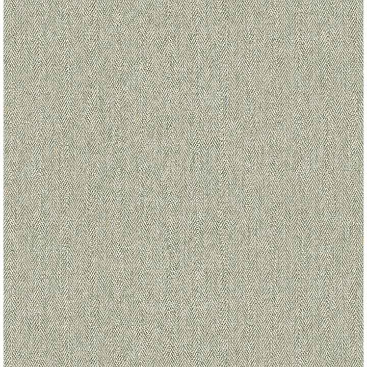 Herringbone Green Tweed Wallpaper - York Wallcoverings - 4164-M1823 - York Wallcoverings Wallpaper