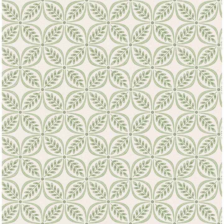 Morgrove Green Trellis Wallpaper - York Wallcoverings - 4164-M1832