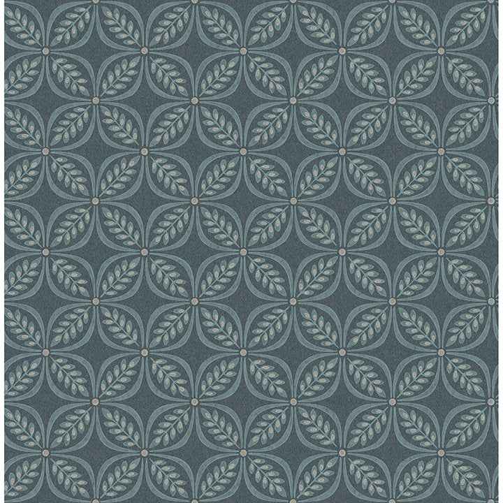 Morgrove Blue Trellis Wallpaper - York Wallcoverings - 4164-M1834 - York Wallcoverings Wallpaper