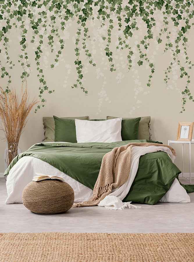 Trailing Ivy Green Wall Mural - York Wallcoverings - 4164-50942 - York Wallcoverings Wallpaper