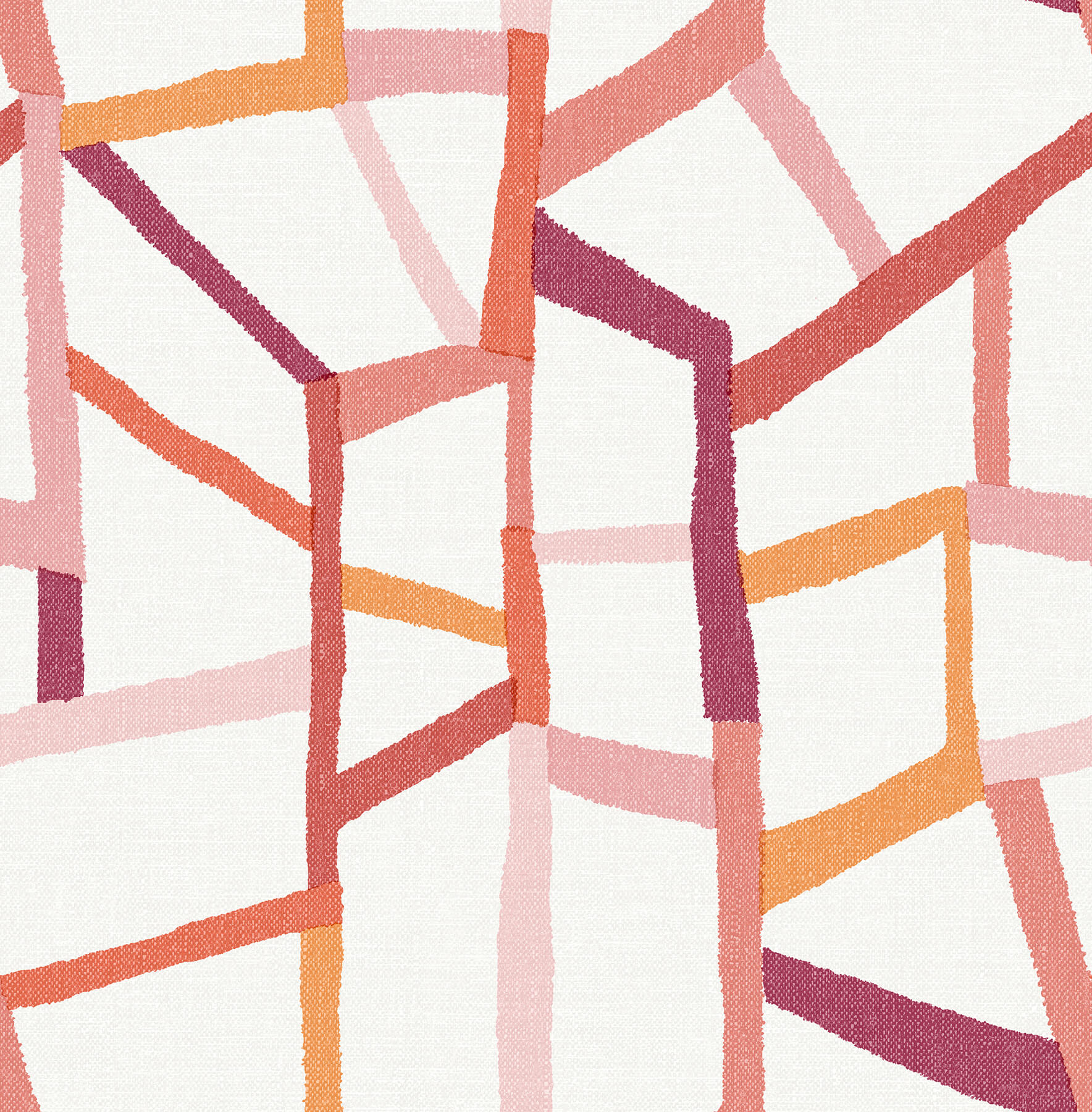 tate-pink-geometric-linen-wallpaper-york-wallcoverings-2903-25846 - York Wallcoverings Wallpaper