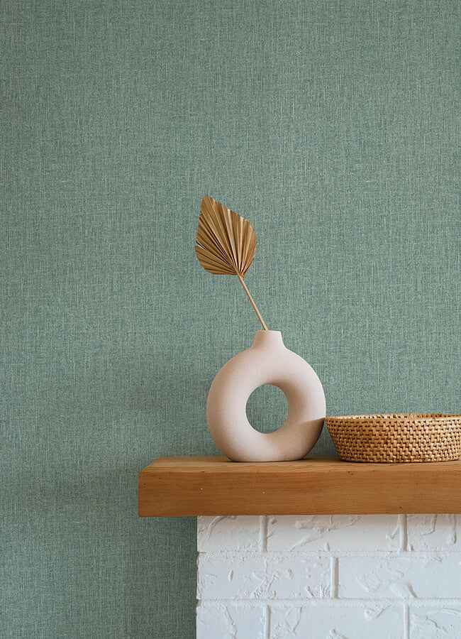 Cromie Turquoise Texture Wallpaper - York Wallcoverings - 4135-6924
