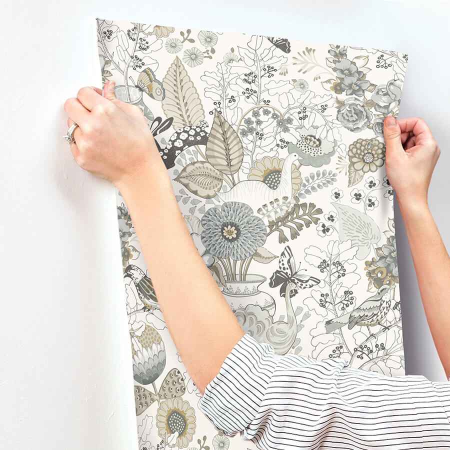 Whimsy Neutral Fauna Wallpaper - York Wallcoverings - 4135-12806 - York Wallcoverings Wallpaper