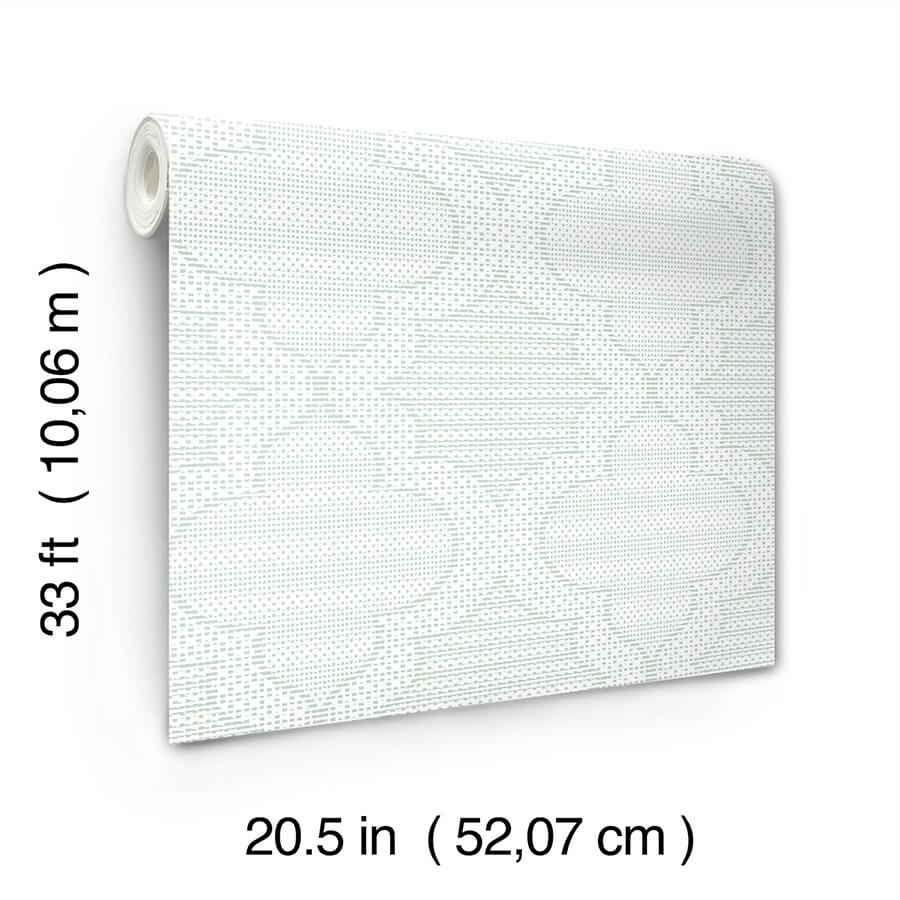 Ernest Turquoise Quilted Quatrefoil Wallpaper - York Wallcoverings - 4135-27288 - York Wallcoverings Wallpaper