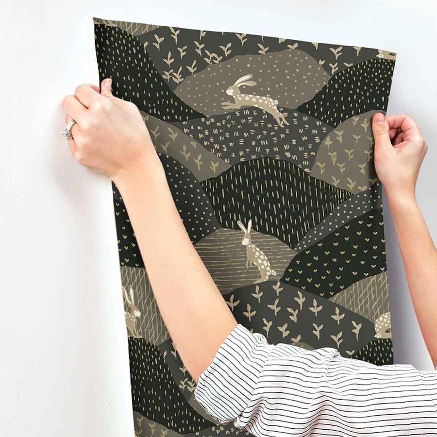 Peter Black Rabbit Fields Wallpaper - York Wallcoverings - 4135-27301 - York Wallcoverings Wallpaper