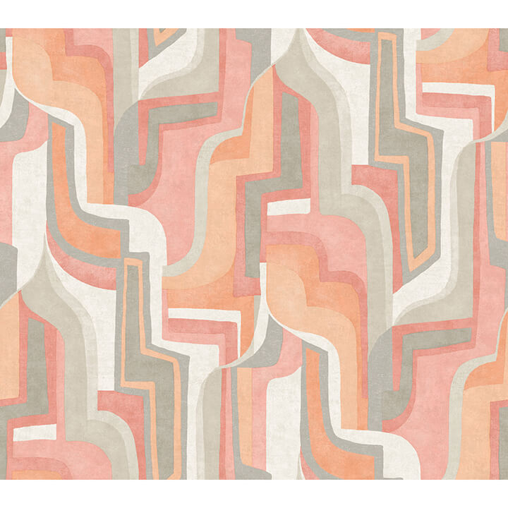 tulum-coral-surreal-shapes-wallpaper-york-wallcoverings-4135-72701 - York Wallcoverings Wallpaper