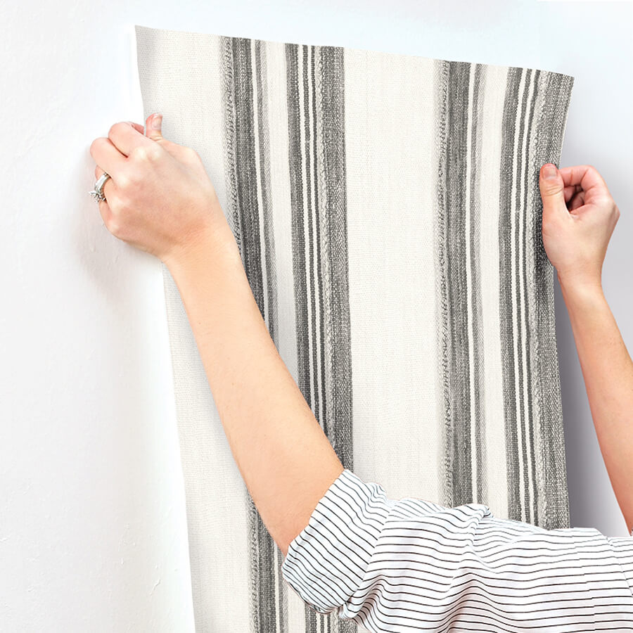 loom-spun-charcoal-wallpaper-york-wallcoverings-4142-72601 - York Wallcoverings Wallpaper