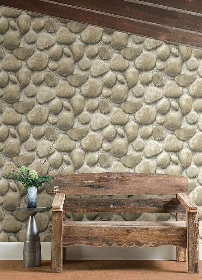 Root Rock Grey Wallpaper - York Wallcoverings - 4142-72611 - York Wallcoverings Wallpaper