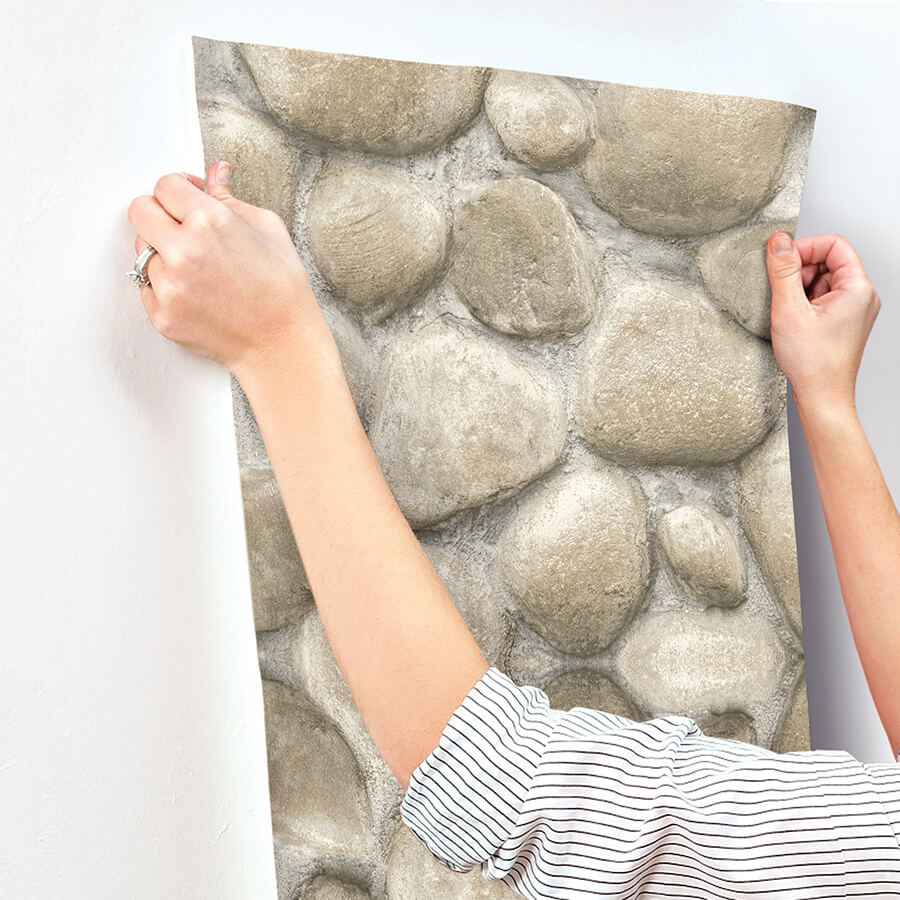 Root Rock Grey Wallpaper - York Wallcoverings - 4142-72611 - York Wallcoverings Wallpaper