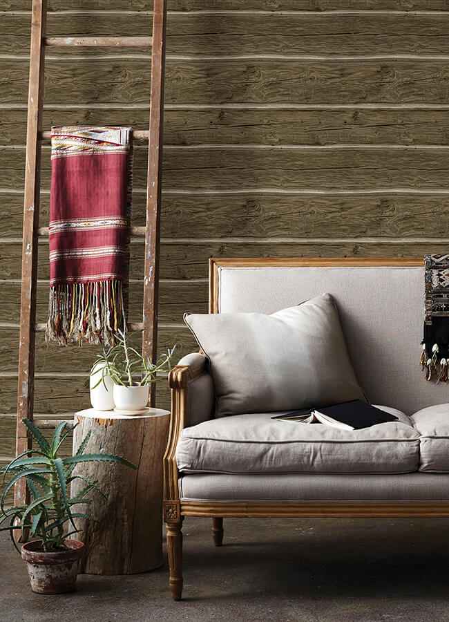 Lodgepole Dark Brown Wallpaper - York Wallcoverings - 4142-72613 - York Wallcoverings Wallpaper