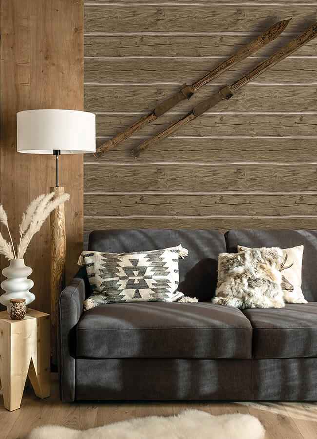 Lodgepole Chestnut Wallpaper - York Wallcoverings - 4142-72615 - York Wallcoverings Wallpaper