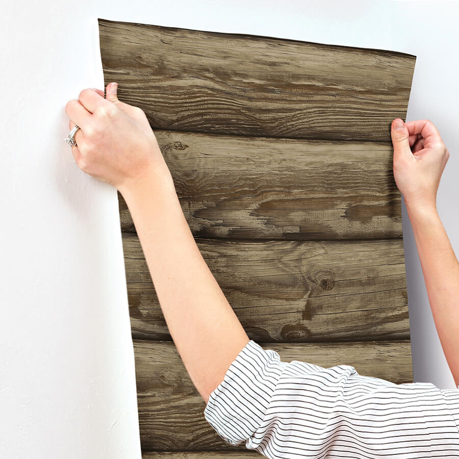 bunkhouse-mahogany-wallpaper-york-wallcoverings-4142-72616 - York Wallcoverings Wallpaper