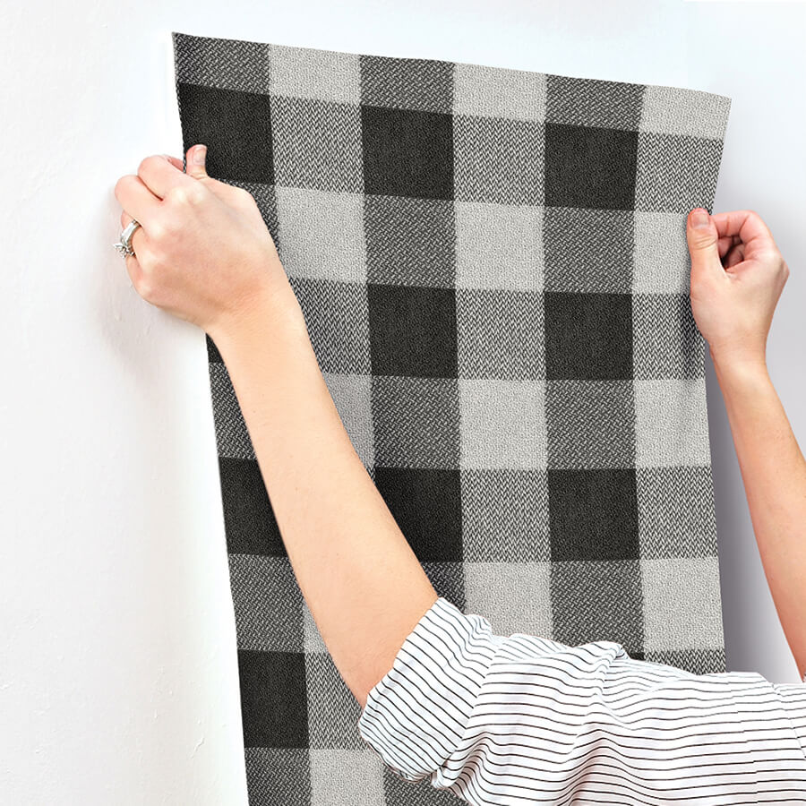 lumberjack-black-wallpaper-york-wallcoverings-4142-72622 - York Wallcoverings Wallpaper