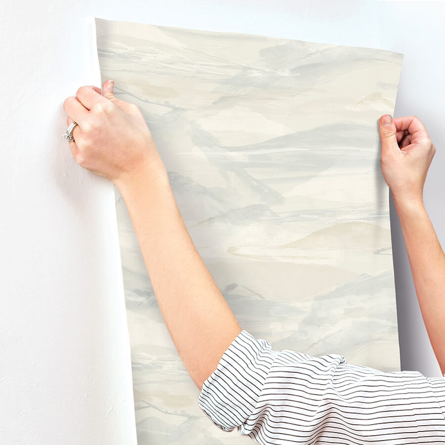 bozeman-mountains-sky-blue-wallpaper-york-wallcoverings-4142-72625 - York Wallcoverings Wallpaper