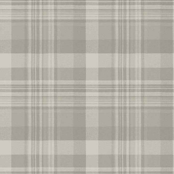 Dutton Plaid Grey Wallpaper - York Wallcoverings - 4142-72634 - York Wallcoverings Wallpaper