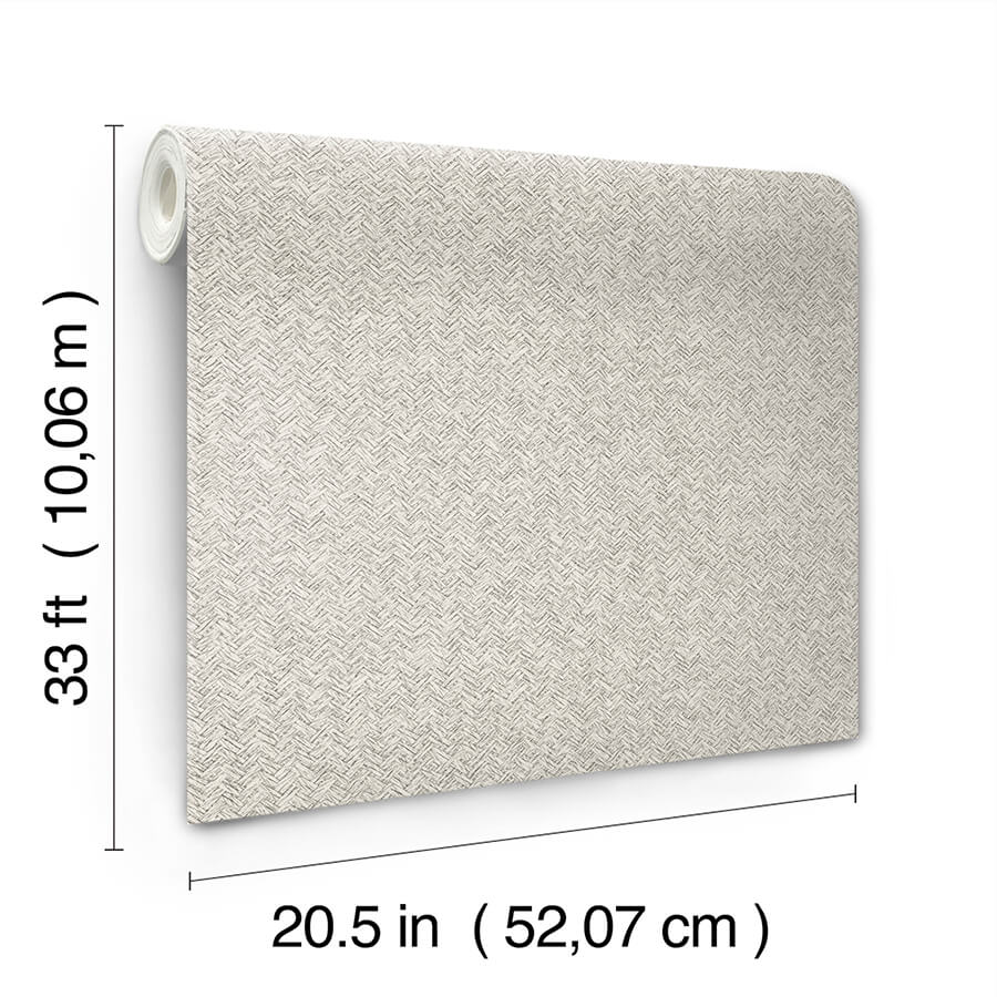 woven-basket-light-grey-wallpaper-york-wallcoverings-4142-72642 - York Wallcoverings Wallpaper