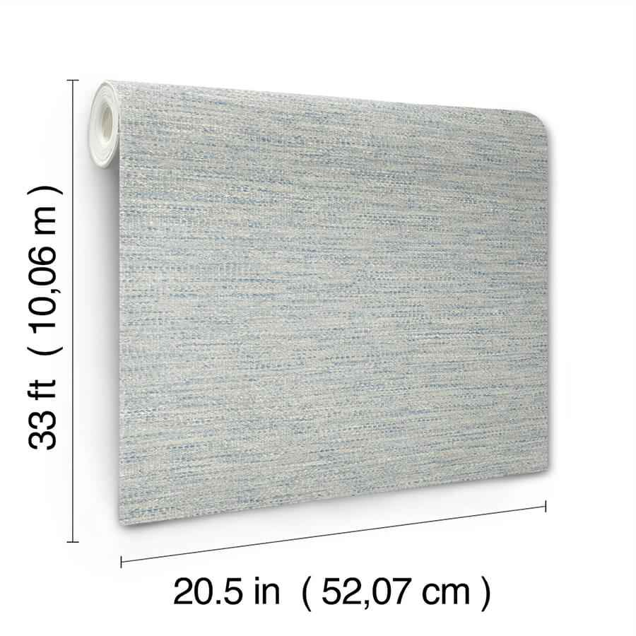 Wool Texture Light Blue Wallpaper - York Wallcoverings - 4142-72645 - York Wallcoverings Wallpaper