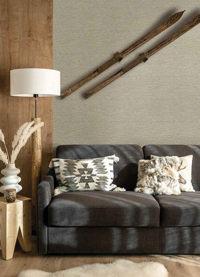 Plaited Grass Sage Wallpaper - York Wallcoverings - 4142-72653 - York Wallcoverings Wallpaper