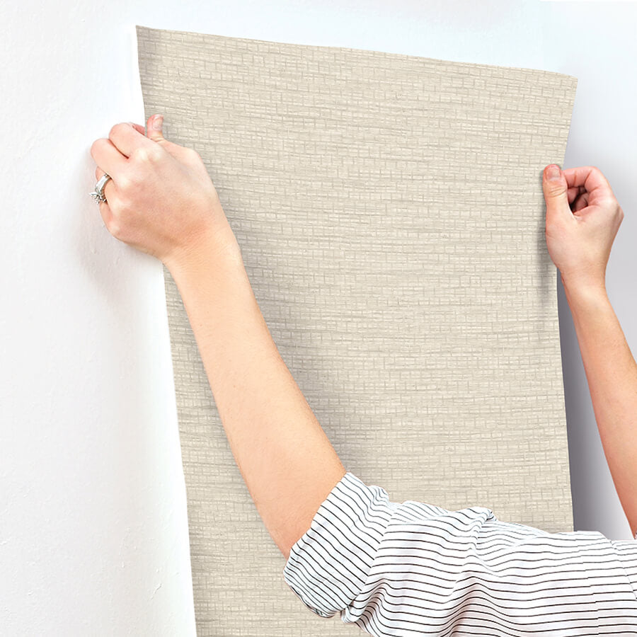 plaited-grass-light-grey-wallpaper-york-wallcoverings-4142-72655 - York Wallcoverings Wallpaper