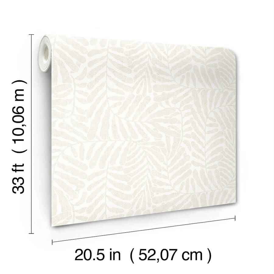 Gabriel Pearl Fern Wallpaper - York Wallcoverings - 4155-27314 - York Wallcoverings Wallpaper