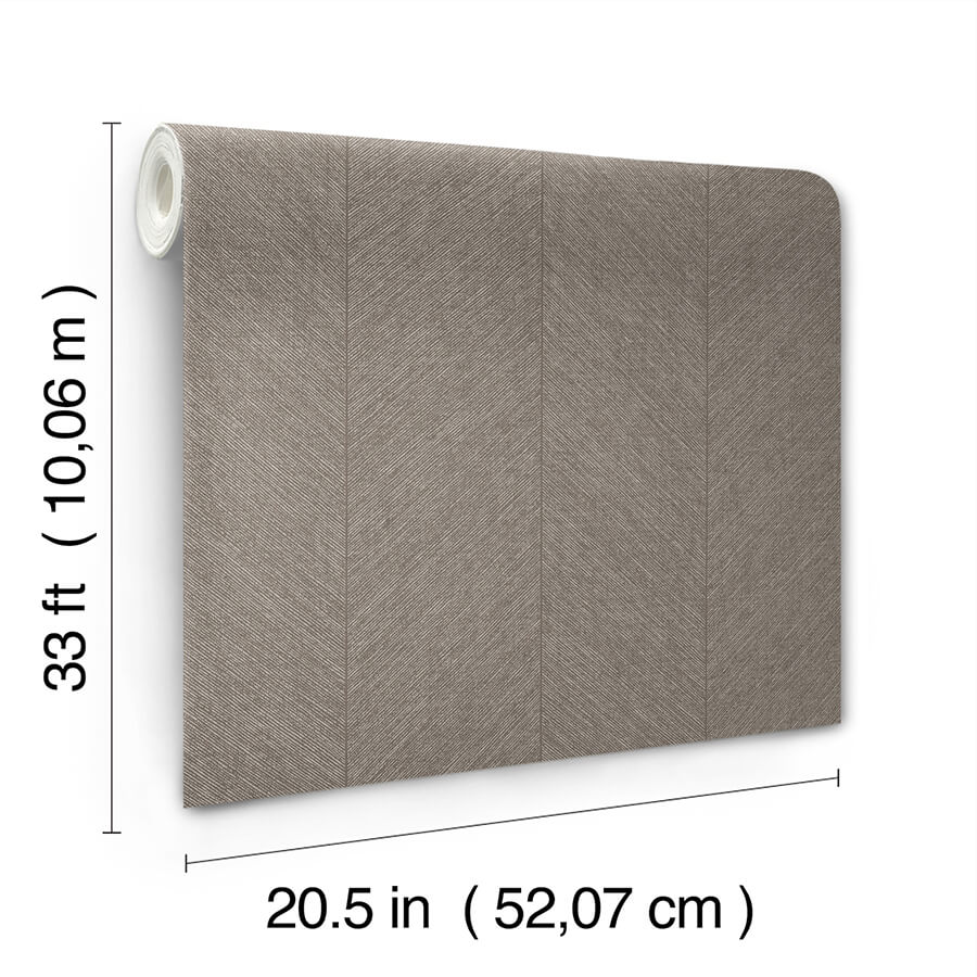kallam-chocolate-chevron-wallpaper-york-wallcoverings-4155-27318 - York Wallcoverings Wallpaper