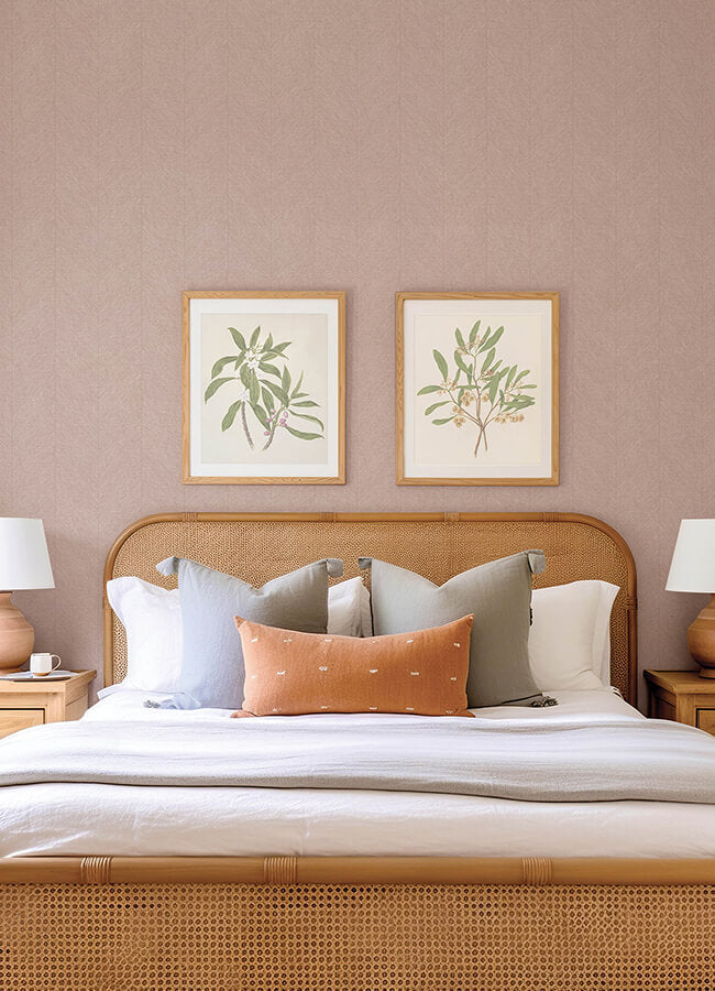 kallam-pink-chevron-wallpaper-york-wallcoverings-4155-27320 - York Wallcoverings Wallpaper