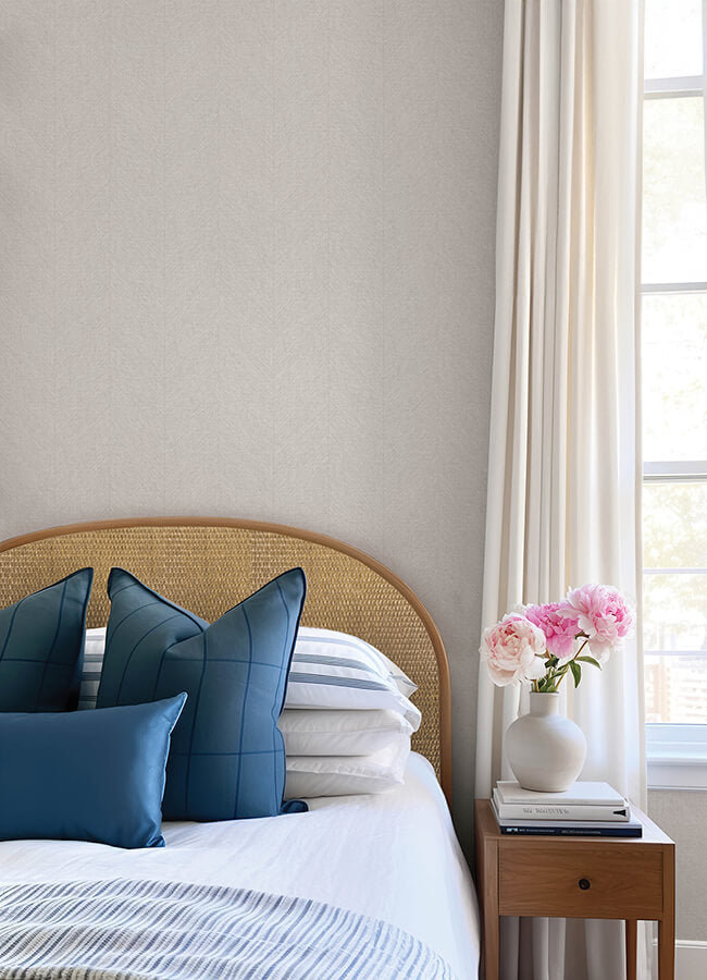 kallam-pearl-chevron-wallpaper-york-wallcoverings-4155-27322 - York Wallcoverings Wallpaper