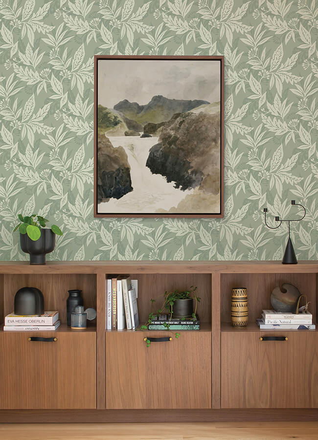 anita-sage-woodland-floral-wallpaper-york-wallcoverings-4155-27326 - York Wallcoverings Wallpaper
