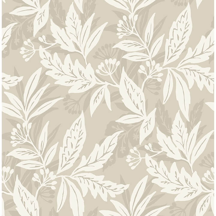 anita-beige-woodland-floral-wallpaper-york-wallcoverings-4155-27328 - York Wallcoverings Wallpaper