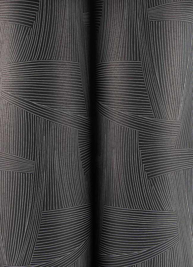 reid-black-woven-geometric-wallpaper-york-wallcoverings-4155-27330 - York Wallcoverings Papel pintado