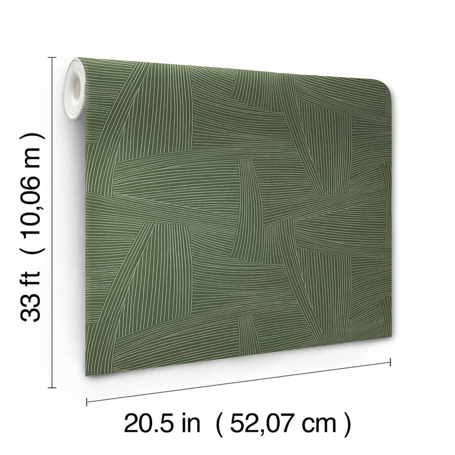 reid-evergreen-woven-geometric-wallpaper-york-wallcoverings-4155-27331 - York Wallcoverings Papel pintado