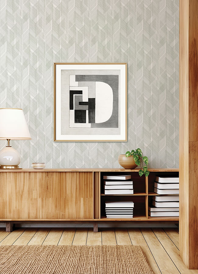 bryant-evergreen-crosshatch-wallpaper-york-wallcoverings-4155-27335 - York Wallcoverings Wallpaper