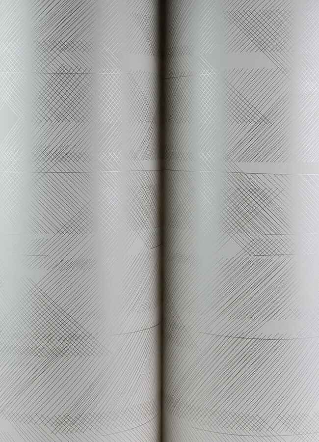 Bryant Silver Crosshatch Wallpaper - York Wallcoverings - 4155-27338 - York Wallcoverings Wallpaper