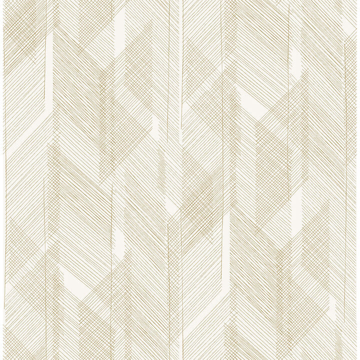 bryant-gold-crosshatch-wallpaper-york-wallcoverings-4155-27339 - York Wallcoverings Papel pintado