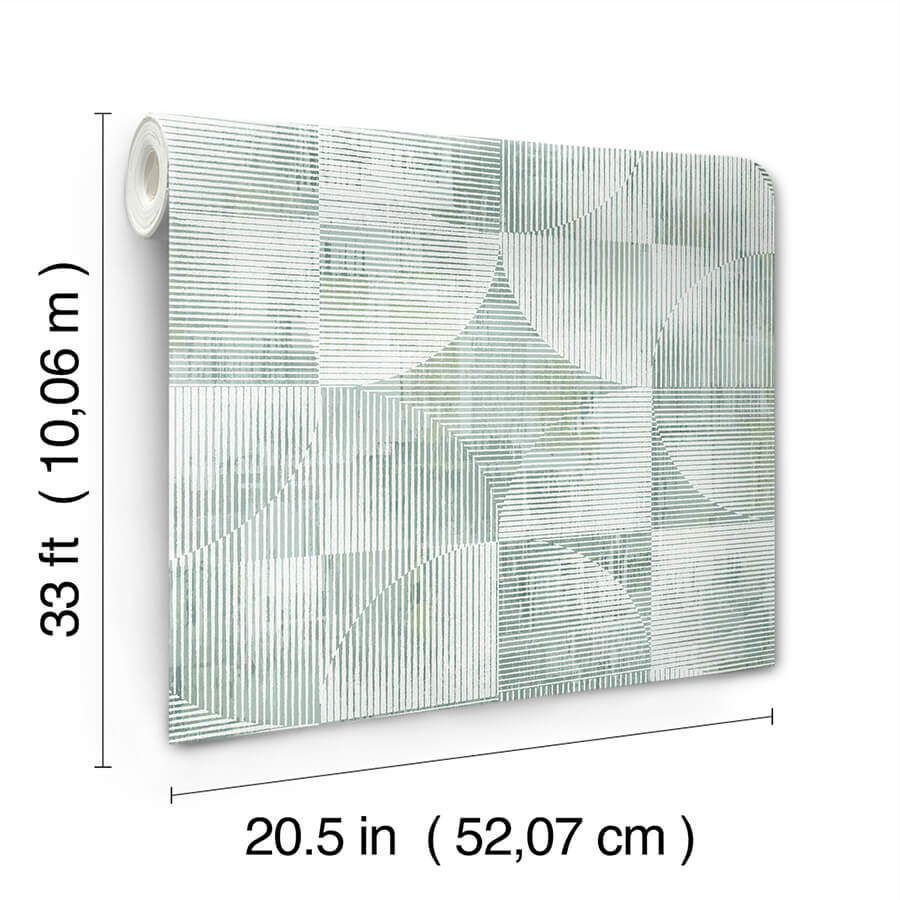 woodbine-sage-abstract-geometric-wallpaper-york-wallcoverings-4155-27340 - York Wallcoverings Wallpaper