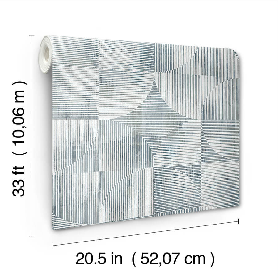 woodbine-slate-abstract-geometric-wallpaper-york-wallcoverings-4155-27343 - York Wallcoverings Wallpaper