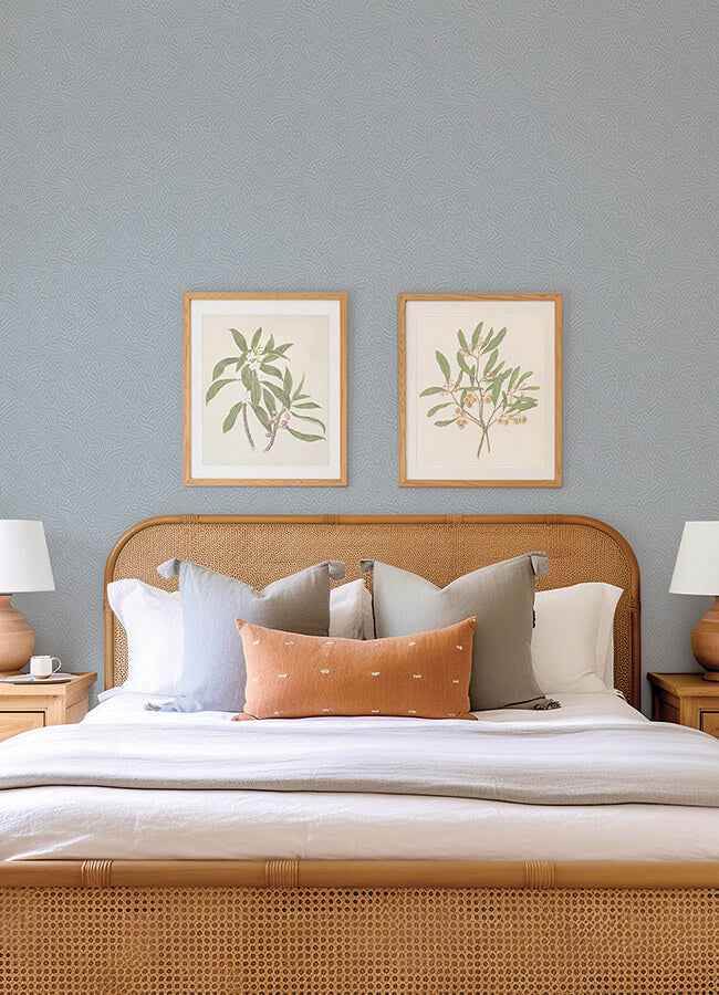 Hollenback Light Blue Dotted Abstract Wallpaper - York Wallcoverings - 4155-27348 - York Wallcoverings Wallpaper