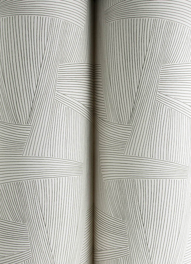 reid-grey-woven-geometric-wallpaper-york-wallcoverings-4155-27353 - York Wallcoverings Papel pintado