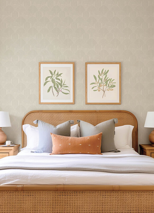 meyberg-ivory-geometric-wallpaper-york-wallcoverings-4155-72805 - York Wallcoverings Wallpaper