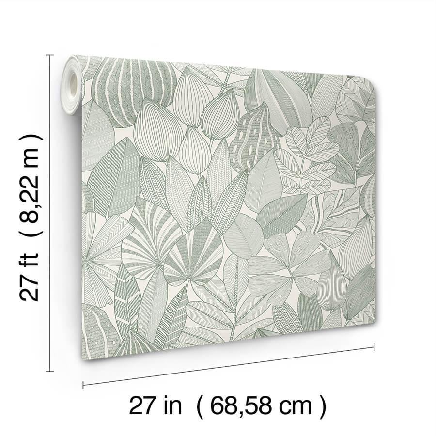 mathias-green-botanical-wallpaper-york-wallcoverings-4155-72811 - York Wallcoverings Papel pintado