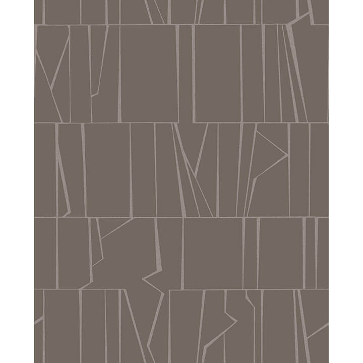 huntington-chocolate-geometric-stripe-wallpaper-york-wallcoverings-4155-72822 - York Wallcoverings Wallpaper