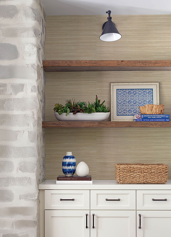 reynier-wheat-hemp-wallpaper-york-wallcoverings-4155-72823 - York Wallcoverings Papel pintado