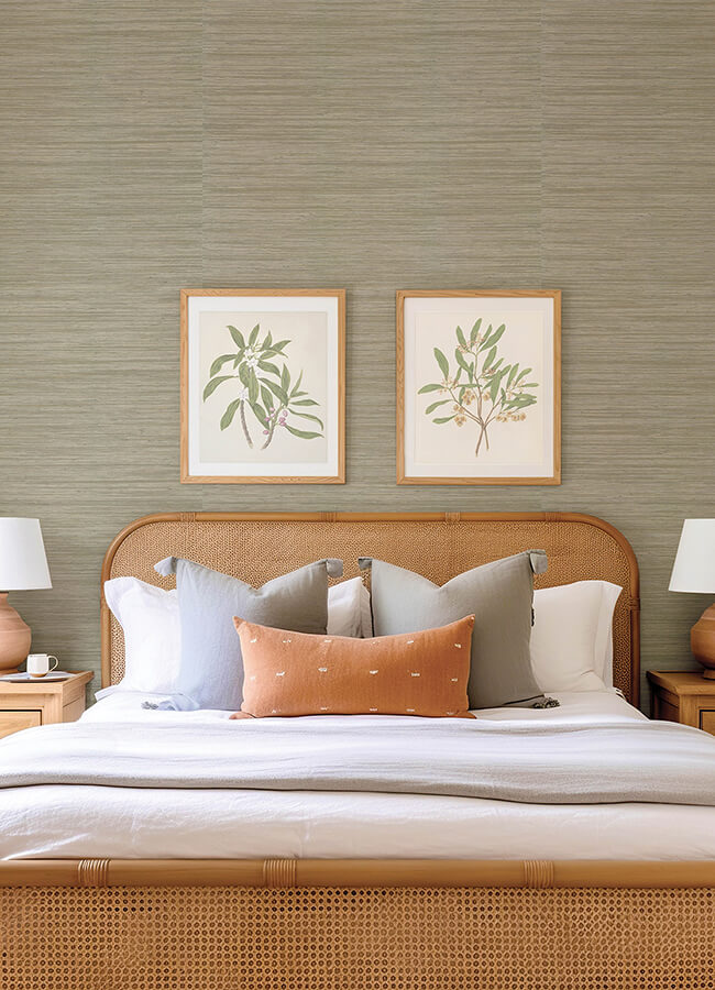 reynier-pewter-hemp-wallpaper-york-wallcoverings-4155-72824 - York Wallcoverings Papel pintado