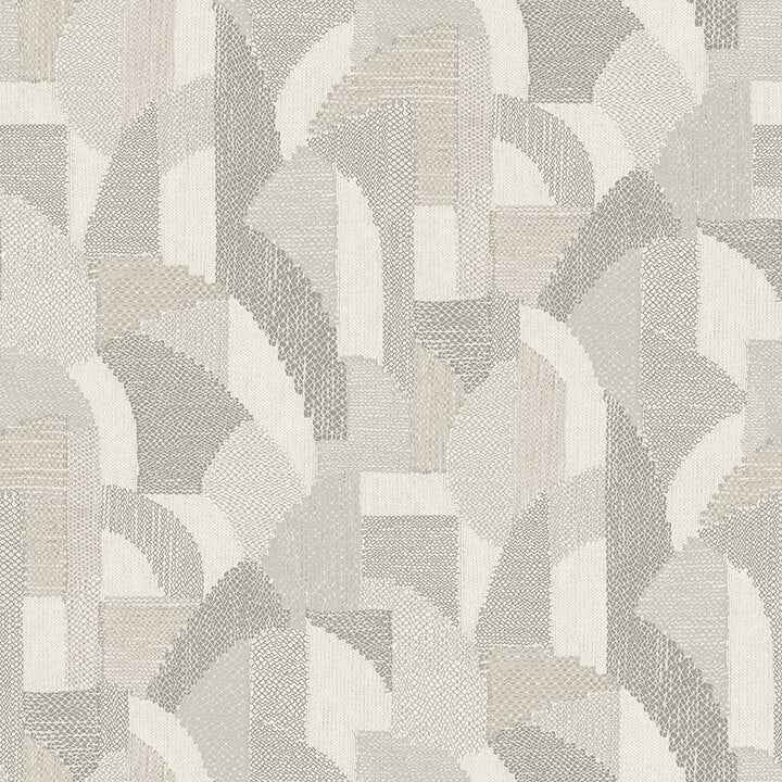 Macario Taupe Peel & Stick Wallpaper - York Wallcoverings - NUS6370