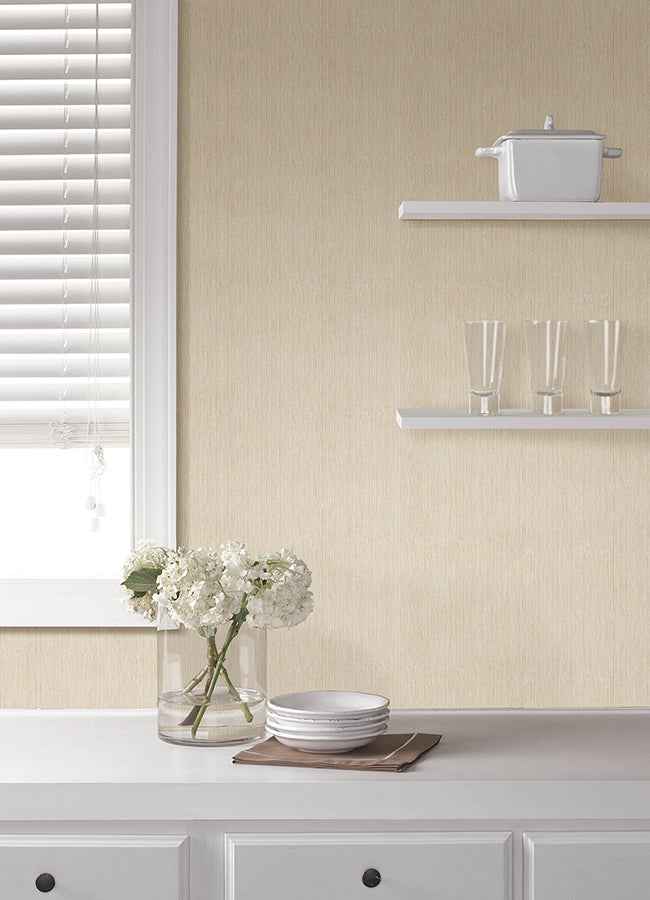 Sunshower Ivory Stria Wallpaper - York Wallcoverings - 4168-16634 - York Wallcoverings Wallpaper