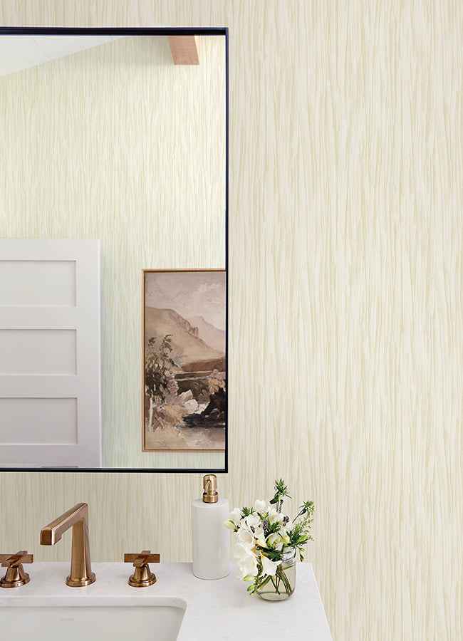 Kahuna Cream Waves Wallpaper - York Wallcoverings - 4168-17724 - York Wallcoverings Wallpaper