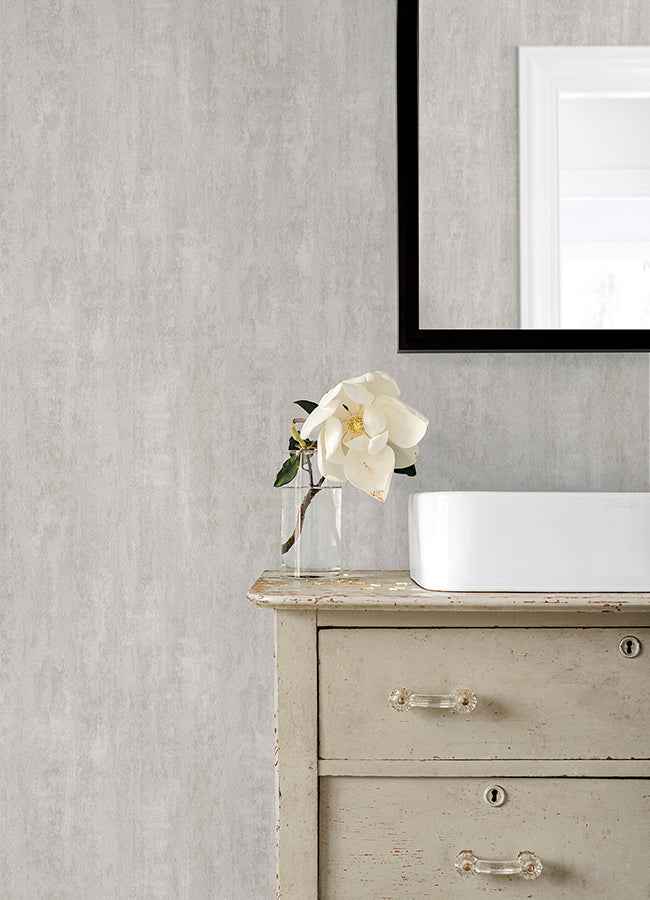 Soapstone Ivory Distressed Wallpaper - York Wallcoverings - 4168-19901 - York Wallcoverings Wallpaper
