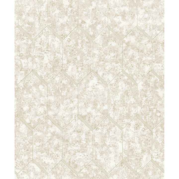 Limestone Beige Tile Wallpaper - York Wallcoverings - 4168-19902